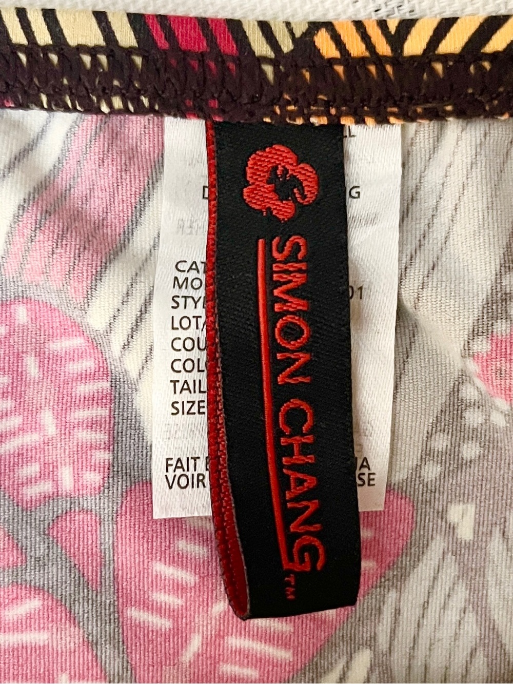 NWT Simon Chang Batik Tropical Floral Bikini Soft‑Cup Top Full‑Coverage 16 - Picture 6 of 12